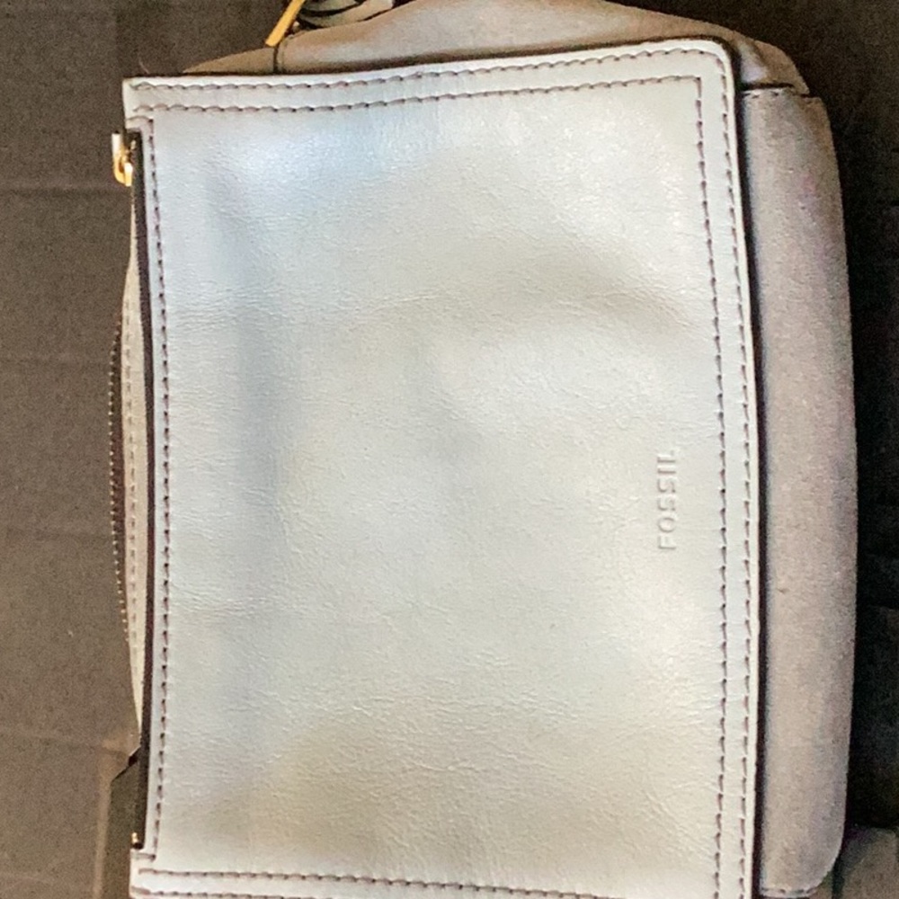 Fossil pale blue Crossbody Bag with Sleek Design - Picture 4 of 11